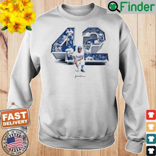 Jackie Robinson 42 Signature Sweatshirt