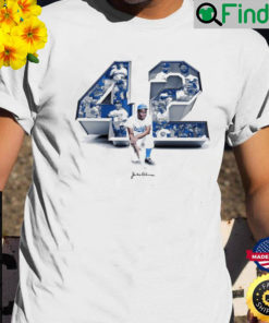 Jackie Robinson 42 Signature T Shirt