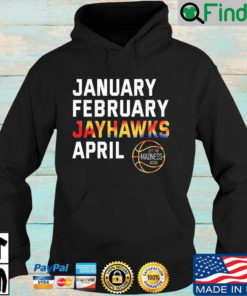 January february Jayhawks april let the Madness begin Hoodie