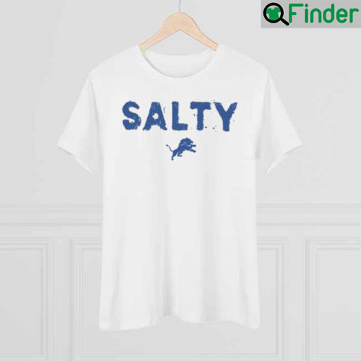 Jared Goff Wearing Salty Detroit Lions Salty shirt