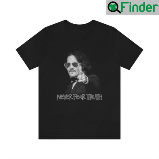 Johnny Depp Never Fear Truth Justice For Shirt