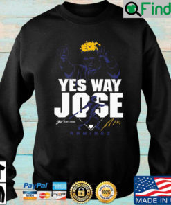 Jose Ramirez Yes Way Jose Sweatshirt
