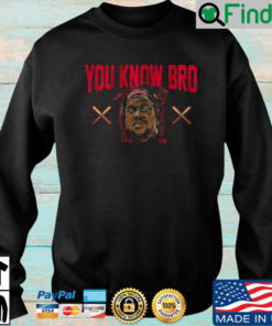 Jose Ramirez You Know Bro sweatshirt