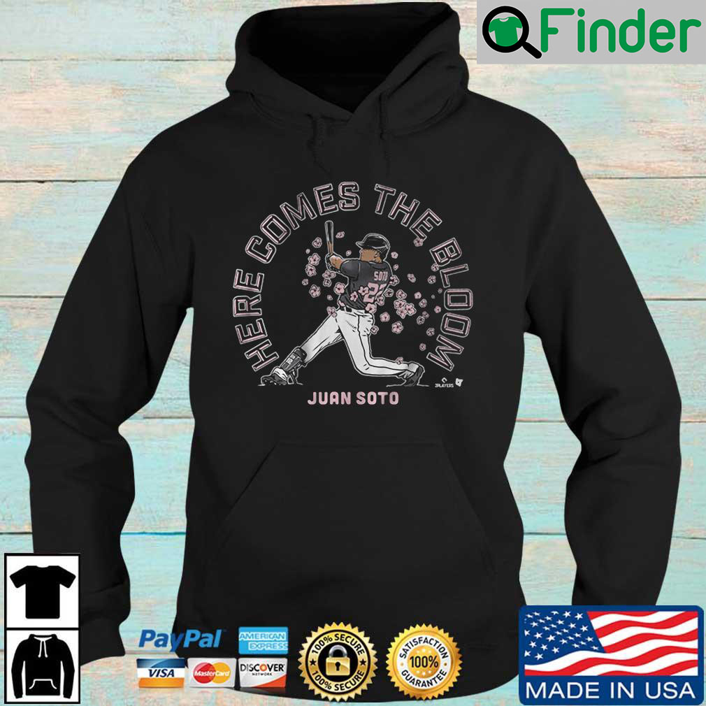 Juan Soto here comes the bloom Hoodie Juan Soto here comes the bloom Hoodie