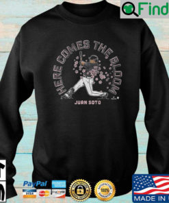 Juan Soto here comes the bloom sweatshirt