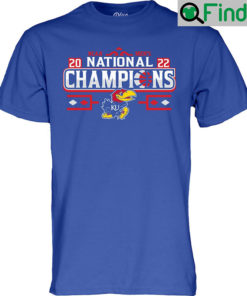 Kansas 2022 NCAA Mens National Champions Double Sided Shirts