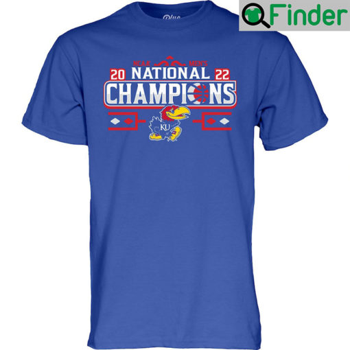 Kansas 2022 NCAA Mens National Champions Double Sided Shirts