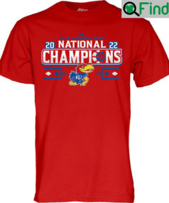 Kansas Champions 2022 NCAA National 2 Sided Shirts