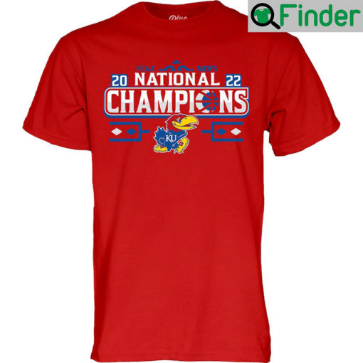 Kansas Champions 2022 NCAA National 2 Sided Shirts