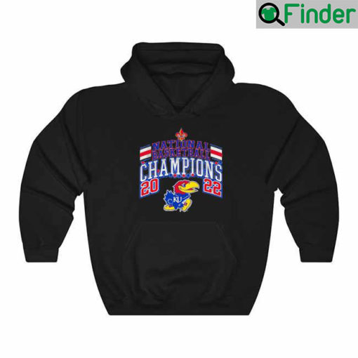 Kansas Jayhawks 2022 NCAA Mens Basketball National Champions Big Tall Hoodie