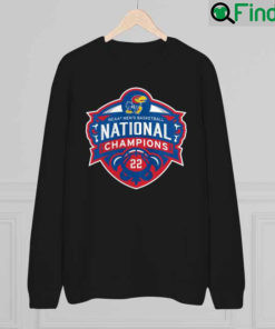 Kansas Jayhawks 2022 NCAA Mens Basketball National Champions Official Logo sweatshirt