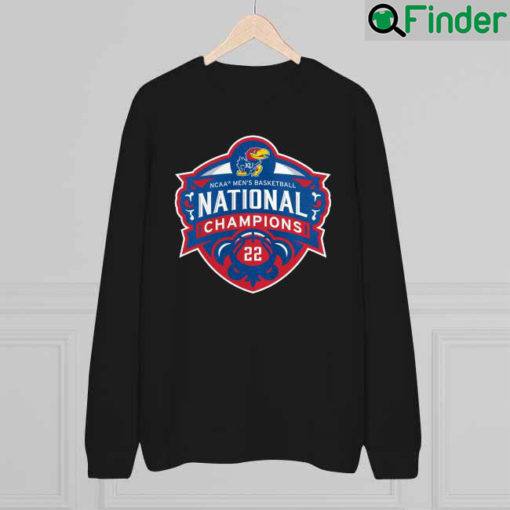 Kansas Jayhawks 2022 NCAA Mens Basketball National Champions Official Logo sweatshirt