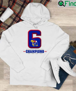 Kansas Jayhawks 2022 NCAA National Champions Six Time Hoodie