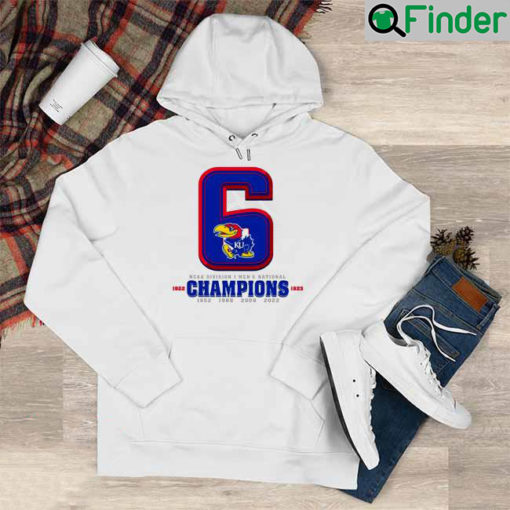 Kansas Jayhawks 2022 NCAA National Champions Six Time Hoodie