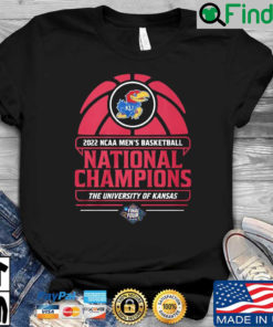 Kansas Jayhawks 2022 NCAA mens basketball national champions the university of kansas t shirt