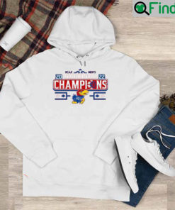 Kansas Jayhawks Blue 84 2022 NCAA Mens Basketball National Champions Bracket Hoodie