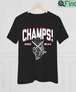 Kansas Jayhawks Blue 84 Youth 2022 NCAA Mens Basketball National Champions Cut The Net T Shirt