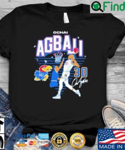 Kansas Jayhawks Championship Ochai Agbaji 30 shirt