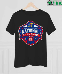 Kansas Jayhawks Fanatics Branded 2022 NCAA Mens Basketball National Champions Pass Shirt