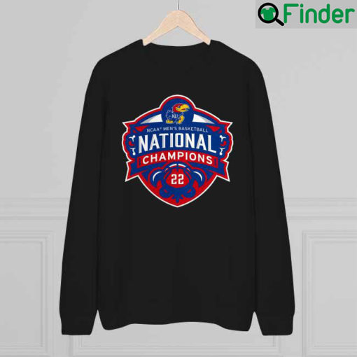 Kansas Jayhawks Fanatics Branded 2022 NCAA Mens Basketball National Champions Pass Shirt Sweatshirt