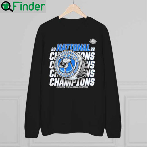 Kansas Jayhawks Mens Basketball 6 Time National Champions Sweatshirt