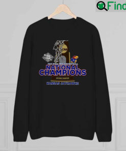 Kansas Jayhawks Original Retro Brand 2022 NCAA Mens Basketball National Champions Sweatshirt