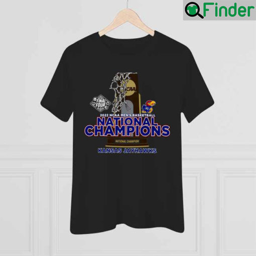 Kansas Jayhawks Original Retro Brand 2022 NCAA Mens Basketball National Champions T Shirt