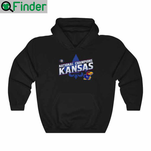 Kansas Jayhawks Preschool 2022 NCAA Mens Basketball National Champions Bracket Hoodie 1