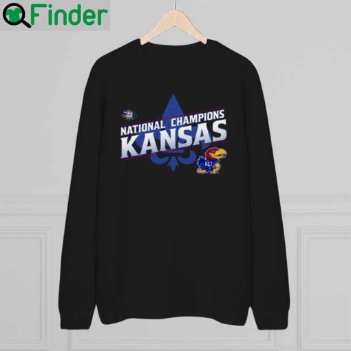 Kansas Jayhawks Preschool 2022 NCAA Mens Basketball National Champions Bracket Sweatshirt 1