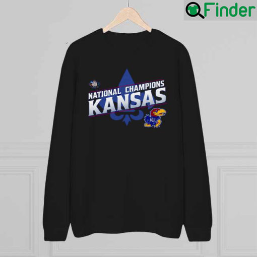 Kansas Jayhawks Preschool 2022 NCAA Mens Basketball National Champions Bracket Sweatshirt