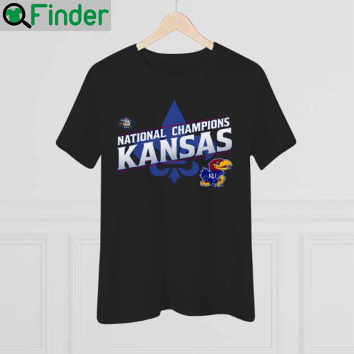 Kansas Jayhawks Preschool 2022 NCAA Mens Basketball National Champions Bracket T Shirt 1