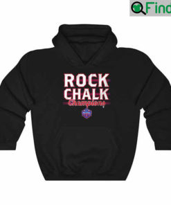 Kansas Jayhawks Rock Chalk Champions NCAA 2022 Cover Hoodie