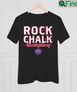 Kansas Jayhawks Rock Chalk Champions NCAA 2022 Cover shirt