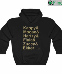 Kappy Moose Hartzy Fiala Zuccy Ekker Minnesota Wild Hoodie