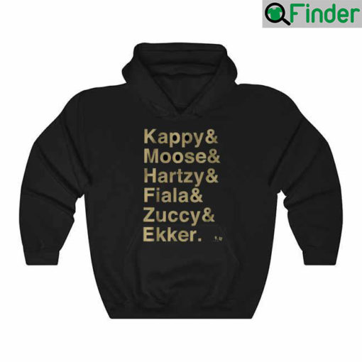 Kappy Moose Hartzy Fiala Zuccy Ekker Minnesota Wild Hoodie