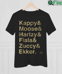 Kappy Moose Hartzy Fiala Zuccy Ekker Minnesota Wild Shirt