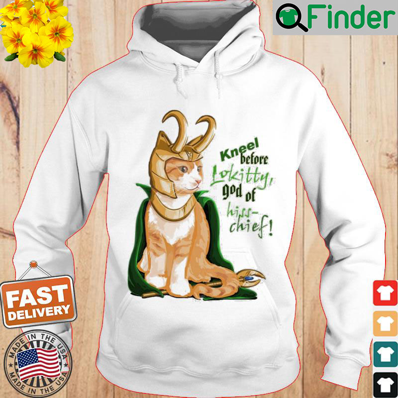 Kneel Before Lokitty God Of Hisschief Funny Loki Cat Shirt - Q-Finder ...