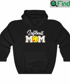 Leopard Softball Mom Softball Game Day Vibes Mothers Day Hoodie