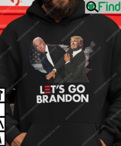 Lets Go Brandon Trump Punches Bidens Face Hoodie Will Smith Meme