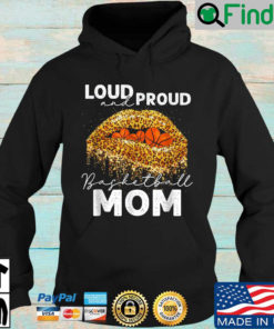 Lips loud proud basketball mom Diamond Hoodie