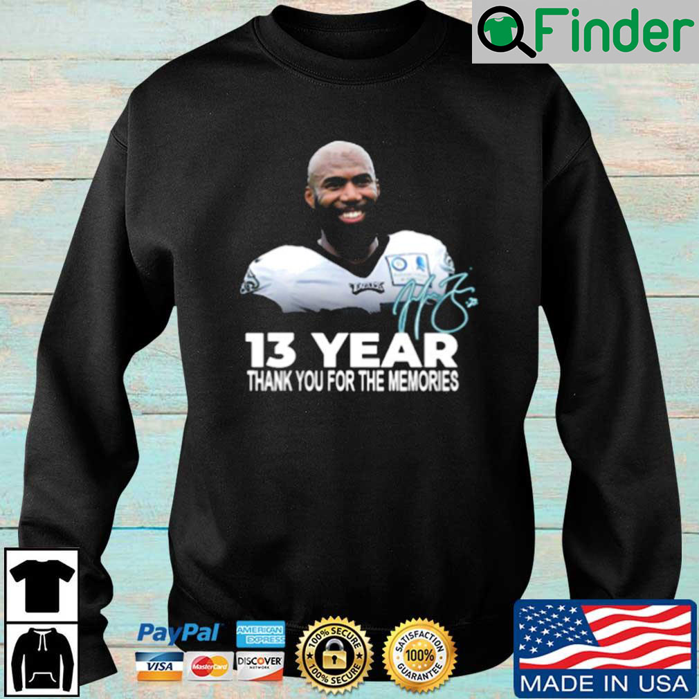 Malcolm Jenkins Retired 13 Year Career Signature Sweatshirt Malcolm Jenkins Retired 13 Year Career Signature Sweatshirt