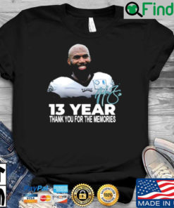 Malcolm Jenkins Retired 13 Year Career Signature t shirt