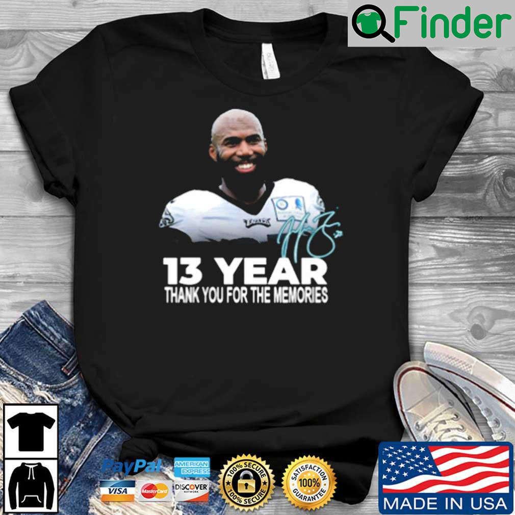 Malcolm Jenkins Retired 13 Year Career Signature t shirt Malcolm Jenkins Retired 13 Year Career Signature t shirt