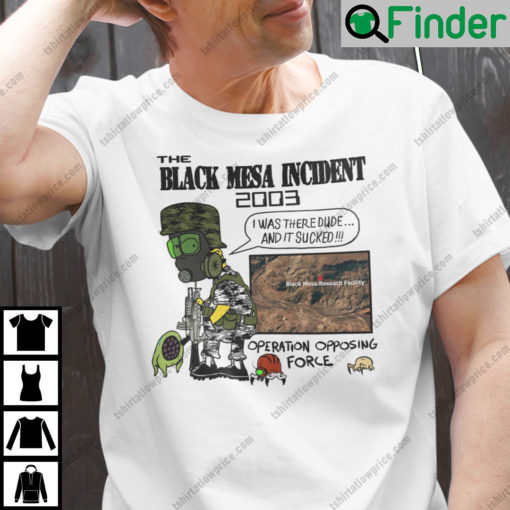 Maurs The Black Mesa Incident Bootleg Bart Style 2003 Shirt