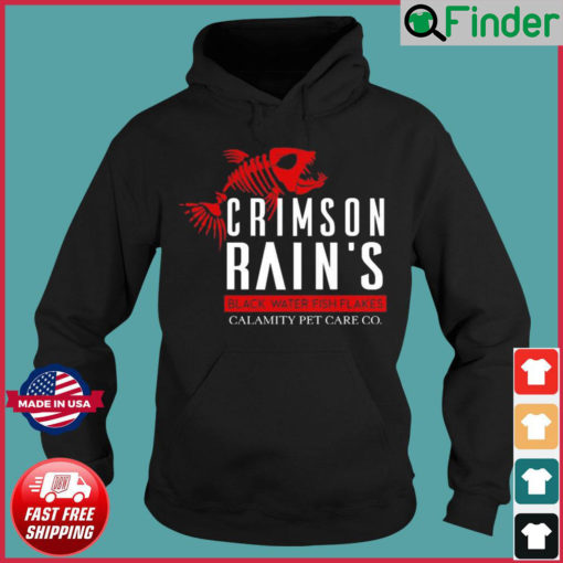 Maybejamescheek Crimson Rains Hoodie