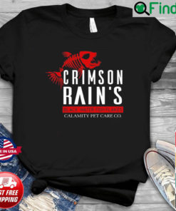 Maybejamescheek Crimson Rains Shirt