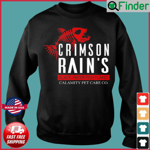 Maybejamescheek Crimson Rains Sweatshirt