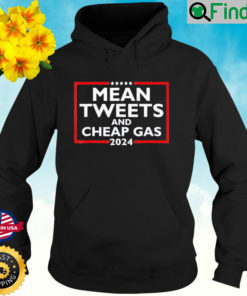 Mean Tweets And Cheap Gas Funny 2024 Pro Trump Hoodie