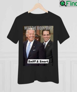 Meet the Biden Boys Sniff and Snort meme shirt