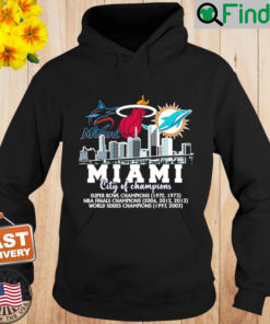 Miami City Of Champions Hoodie